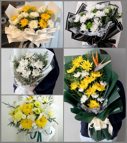 福建福州平潭县芦洋乡黄土墩村白事花束代送